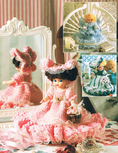 Crochet Air Freshener Cover, Crochet doll pattern, Sweet Scents Air Freshener Dolls, PDF- Annie Potter's Yarn Basket
