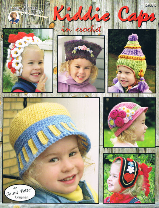 Crochet Child Cap Pattern, Crochet Hat pattern, Crochet Beanie, PDF- Annie Potter's Yarn Basket