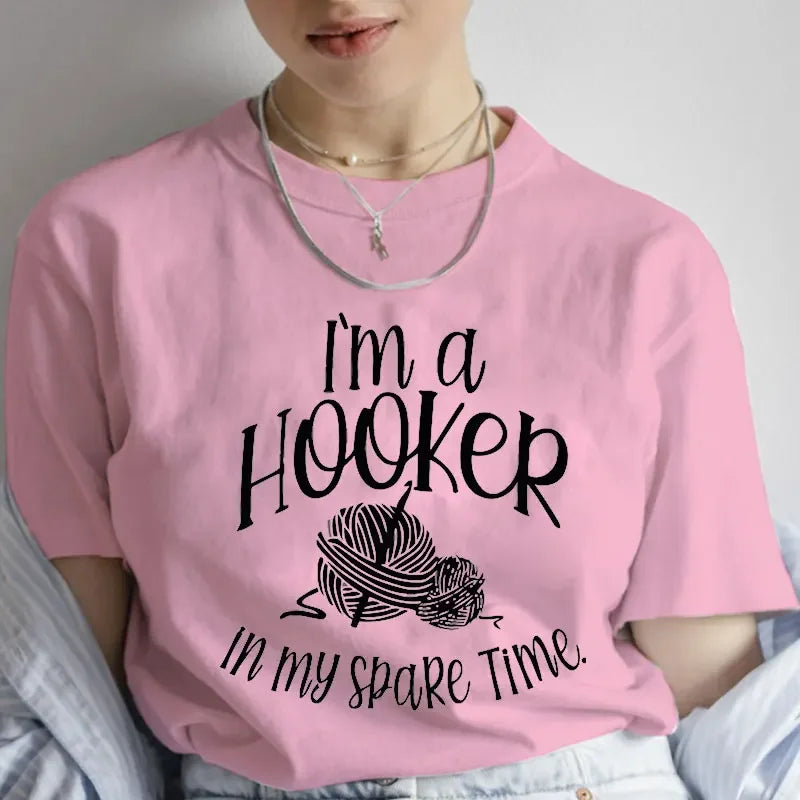 Annie Potters Yarn Basket Funny Tshirt