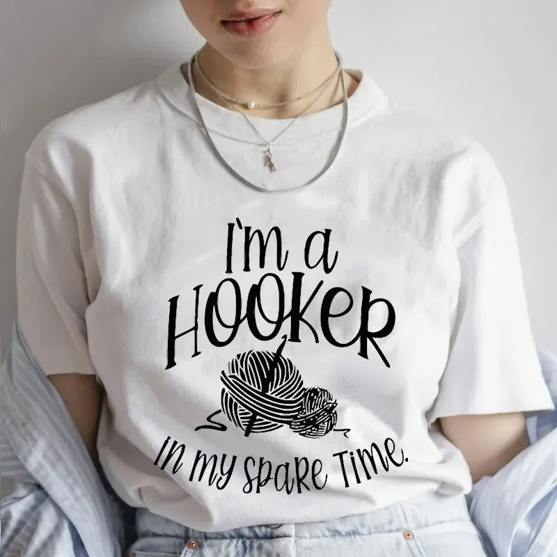 Annie Potters Yarn Basket Funny Tshirt