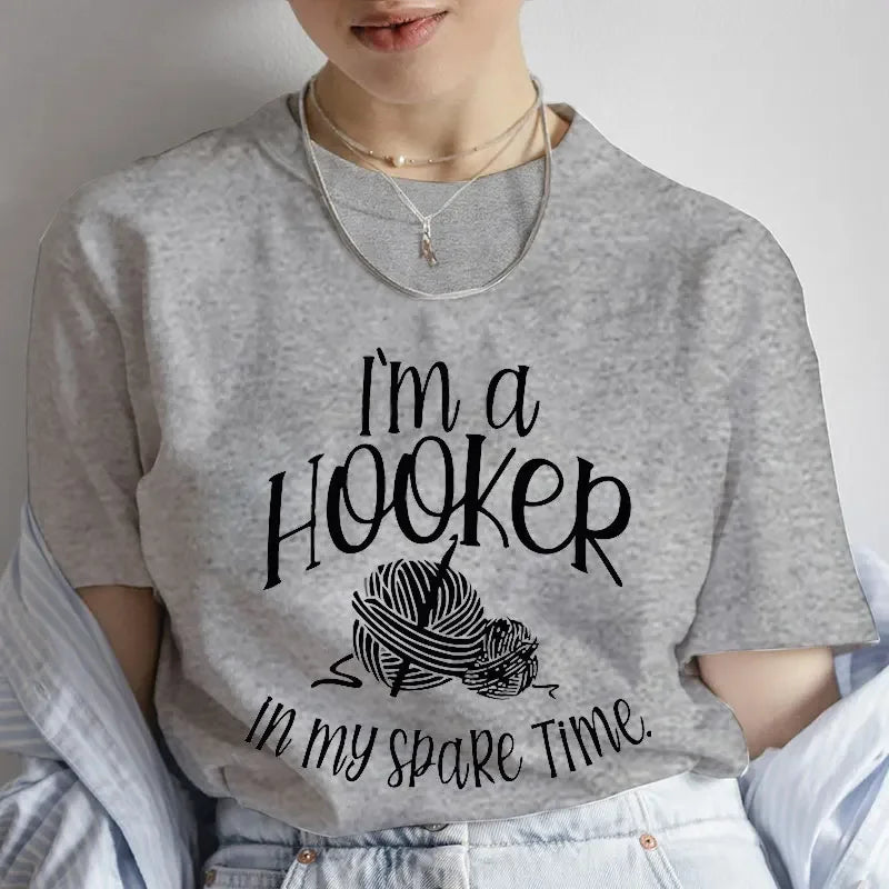 Annie Potters Yarn Basket Funny Tshirt