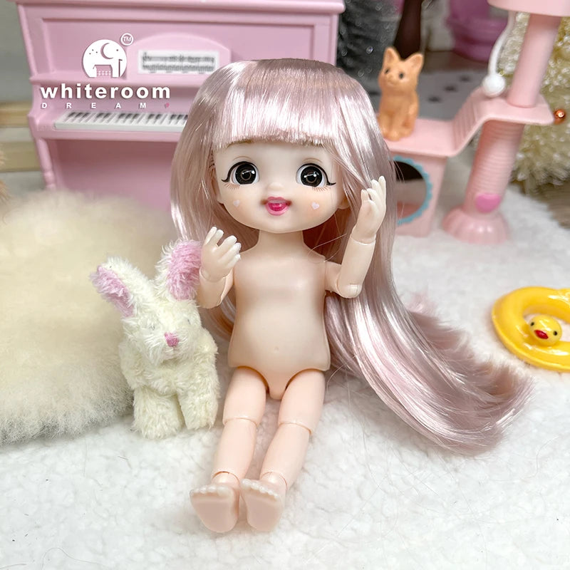 6 1/2 inch, Sweet Doll - Annie Potter's Yarn Basket