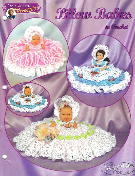 Crochet doll Dress, doll dress crochet, Bed Doll pattern, 12'' baby doll dress, dolls layette 12'', baby dolls crochet, - Annie Potter's Yarn Basket