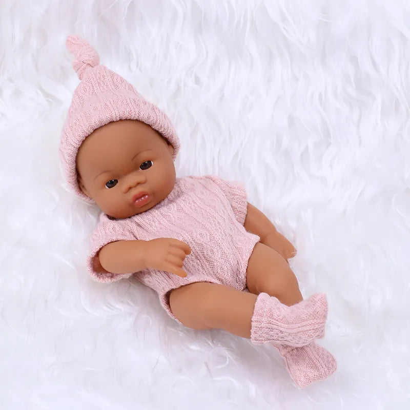 8 inch Reborn Baby Doll, mini reborn doll, reborn dolls, vinyl doll - Annie Potter's Yarn Basket