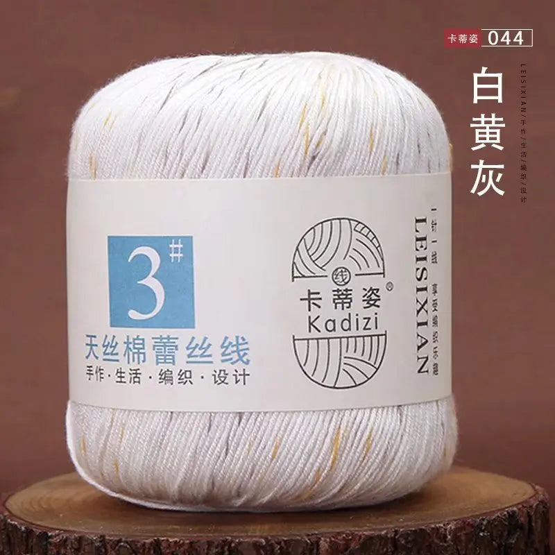 Size 3 Mercerized Cotton Lace Yarn, Crochet Cotton Thread - Annie Potter's Yarn Basket