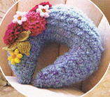Crochet Pillow Patterns, Crochet Flag Pillow pattern, Crochet Heart, Crochet Neck Pillow, A Dozen Fabulous Pillows - Annie Potter's Yarn Basket