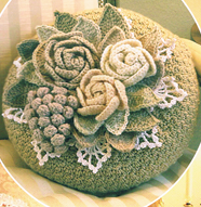 Crochet Pillow Patterns, Crochet Flag Pillow pattern, Crochet Heart, Crochet Neck Pillow, A Dozen Fabulous Pillows - Annie Potter's Yarn Basket