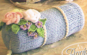 Crochet Pillow Patterns, Crochet Flag Pillow pattern, Crochet Heart, Crochet Neck Pillow, A Dozen Fabulous Pillows- Annie Potter's Yarn Basket