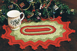 Oval Crochet Placemat Pattern, Oval Crochet Table Runner Pattern, PDF- Annie Potter's Yarn Basket