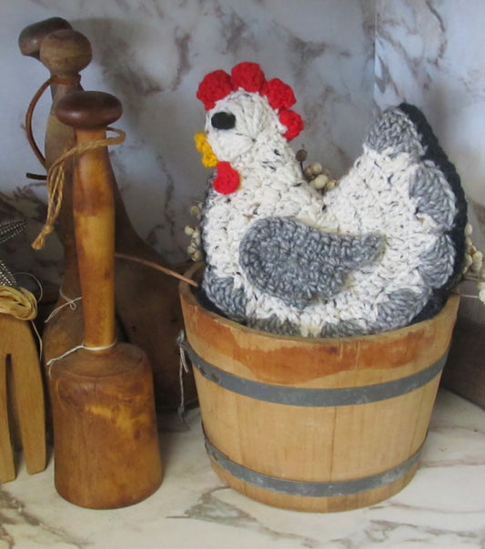 Crochet chicken pattern, Crochet Hen pattern, Crochet chic pattern, Chicken pattern, Hen & Chicks Kitchen set, PDF, - Annie Potter's Yarn Basket