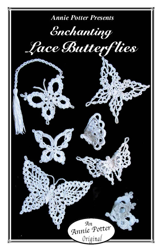 Crochet Butterfly Bookmark pattern, Crochet Butterfly pattern, Crochet pattern, Butterfly pattern, PDF,- Annie Potter's Yarn Basket