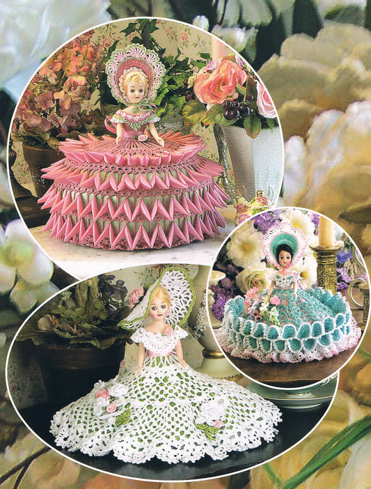 Crochet Doll Dress Pattern, Crochet Pattern, Doll Pattern, An Old Fashioned Doll, Crochet doll dress pattern, PDF, - Annie Potter's Yarn Basket