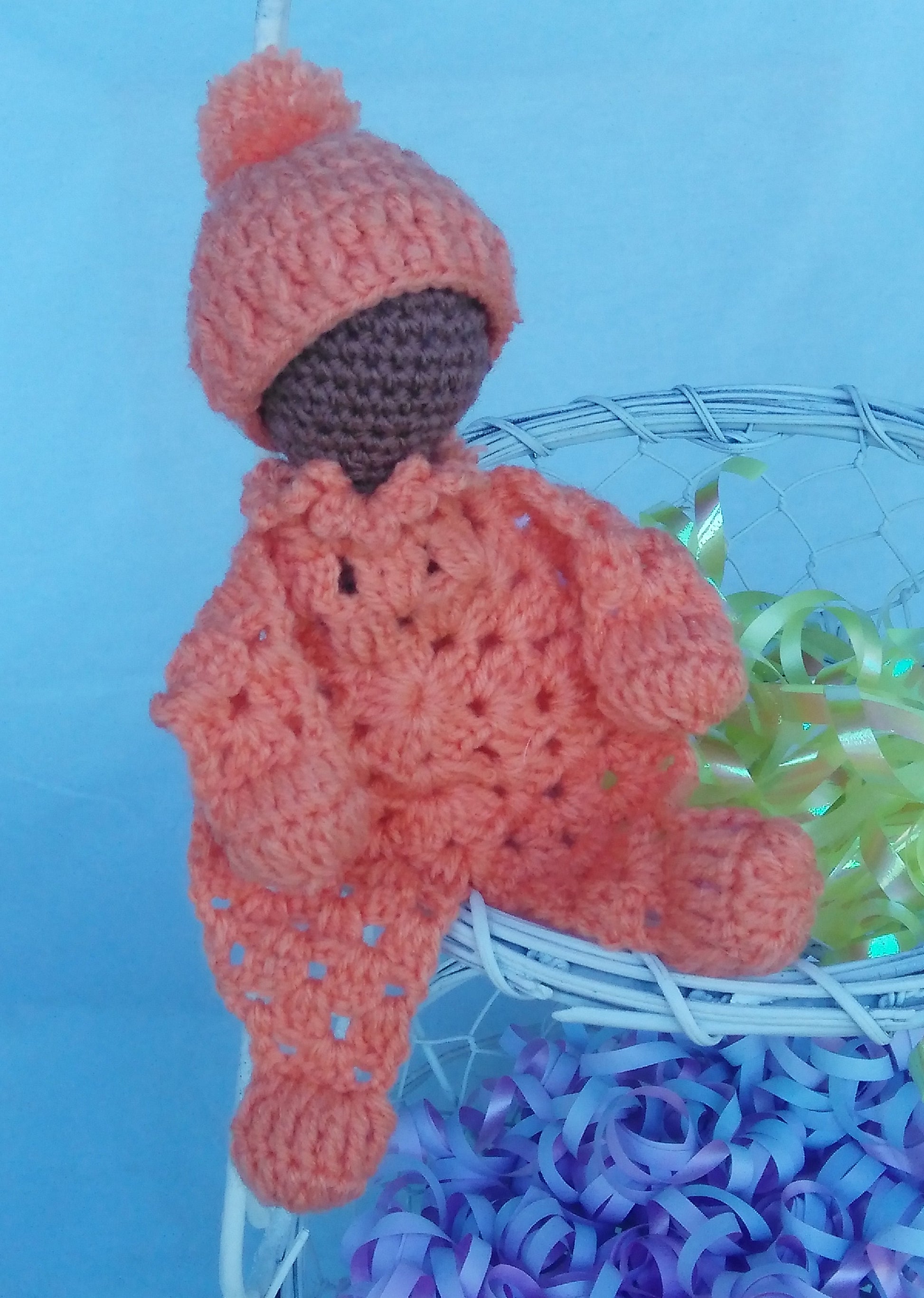  Crochet Doll Pattern, Cuddle baby pattern, Crochet Pattern, Baby Doll, Lovey Crochet, Granny Square Pattern, Star Baby Doll, PDF Download,- Annie Potter's Yarn Basket
