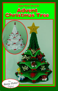 Crochet Advent Tree Pattern, Advent Christmas Tree pattern, Crochet Advent PDF - Annie Potter's Yarn Basket