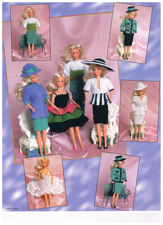 Fashion Doll Crochet Dress pattern, Doll Dress pattern, Crochet Doll Dress , Crochet Pattern, Barbie Doll dress pattern,PDF,Bridal Trousseau - Annie Potter's Yarn Basket