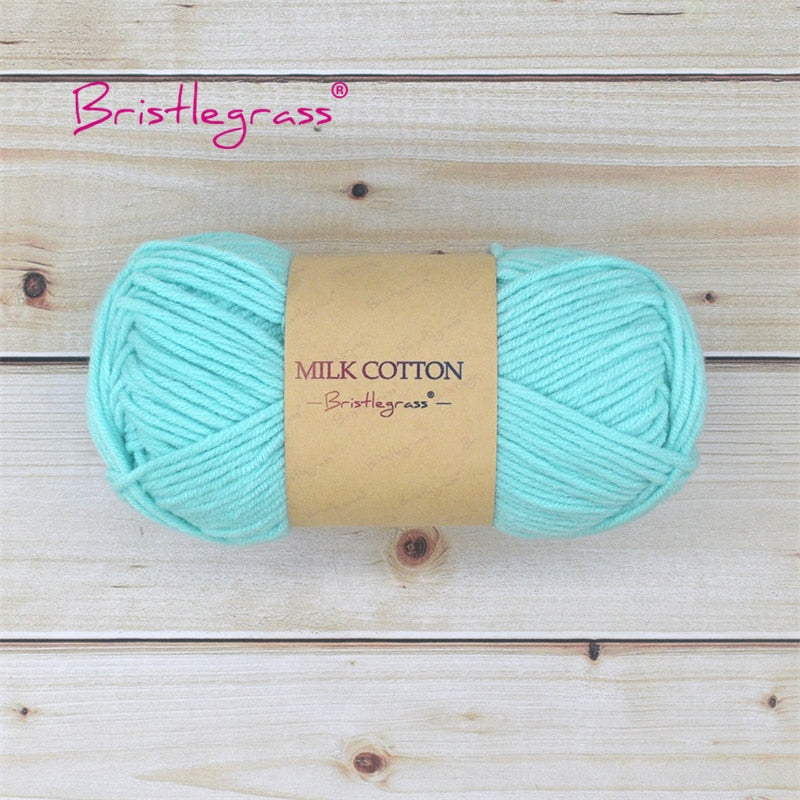 BRISTLEGRASS Acrylic Crochet Wool Yarn 50g Pom-poms - Annie Potter's Yarn Basket