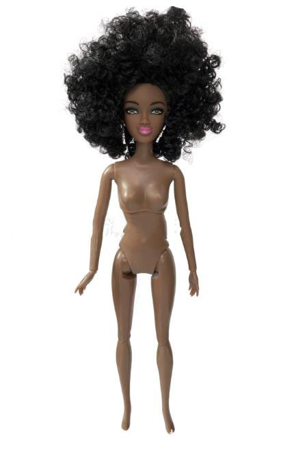 11 inch/30CM African Black Doll - Annie Potter's Yarn Basket