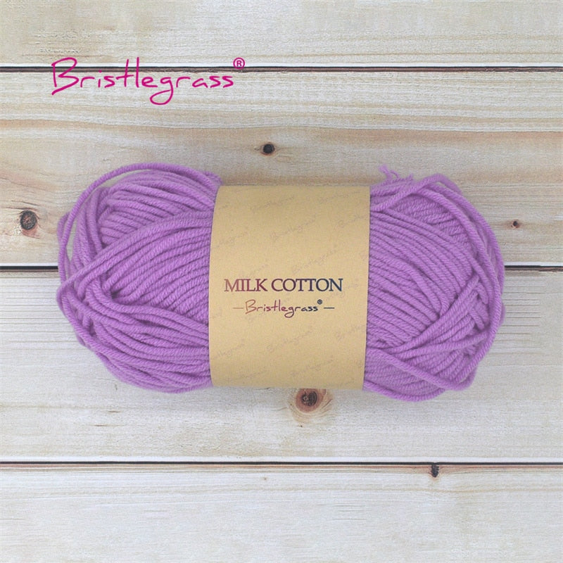 BRISTLEGRASS Acrylic Crochet Wool Yarn 50g Pom-poms - Annie Potter's Yarn Basket