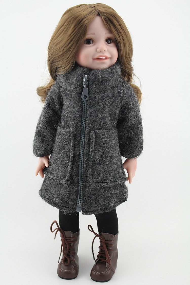 Full Vinyl bebe Reborn American Doll - Annie Potter's Yarn Basket