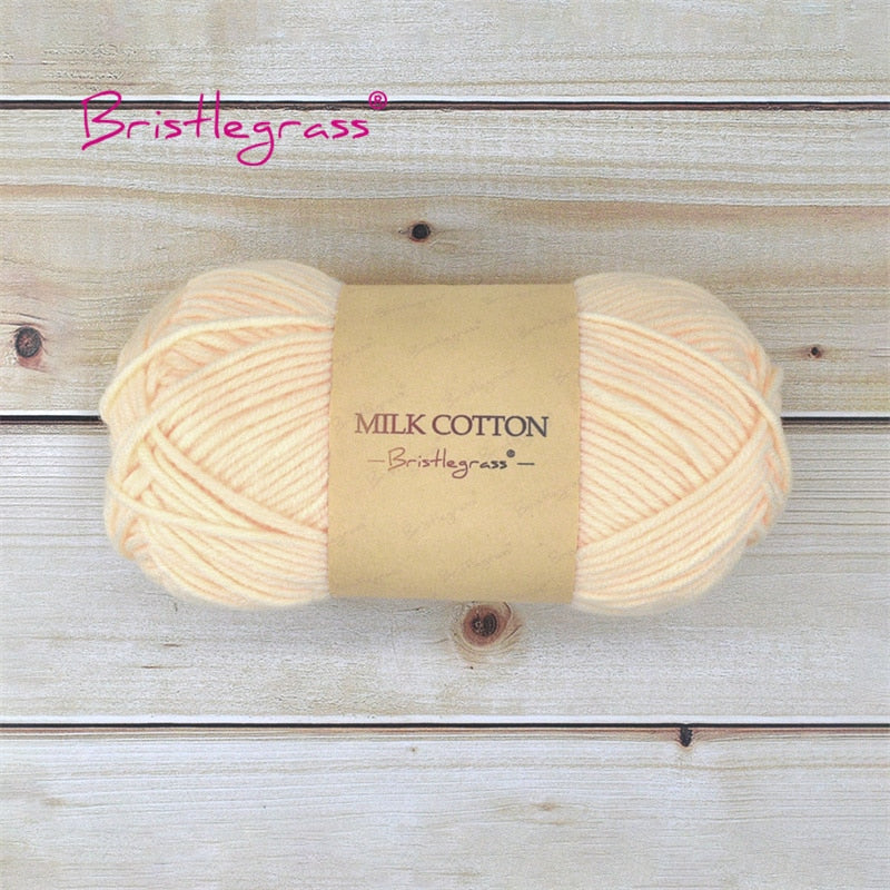 BRISTLEGRASS Acrylic Crochet Wool Yarn 50g Pom-poms - Annie Potter's Yarn Basket