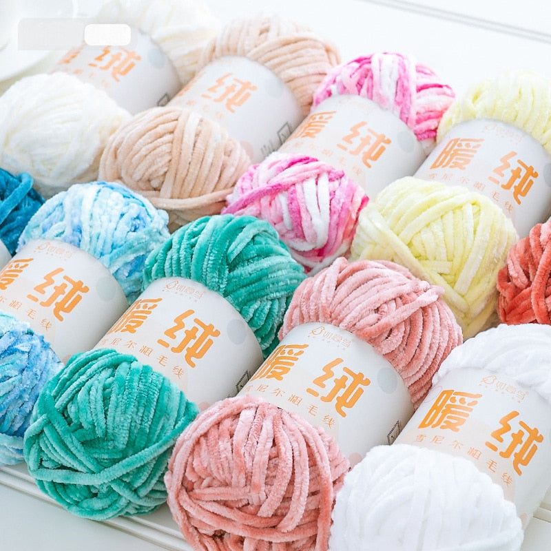 Beautiful Velvety Chenille - Annie Potter's Yarn Basket