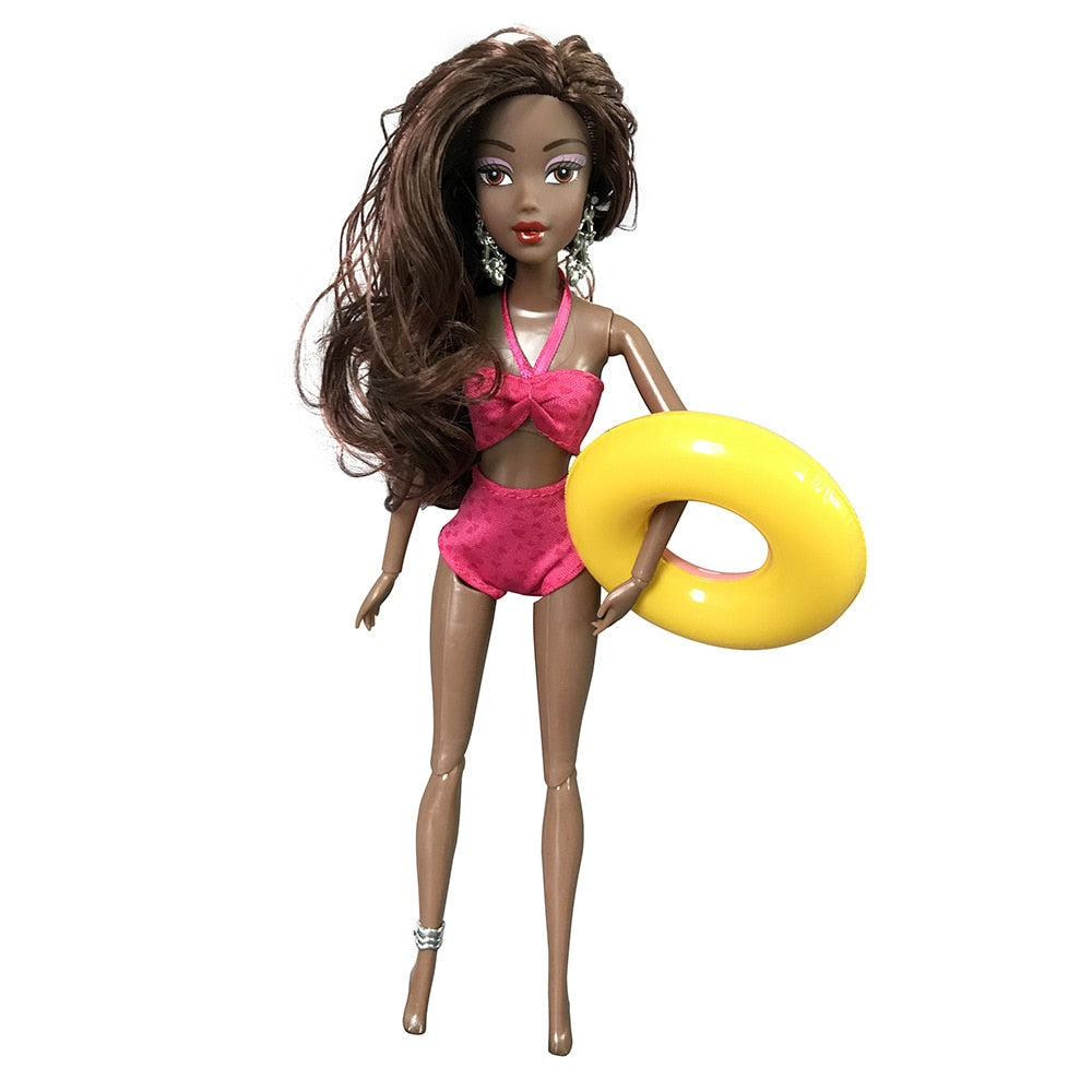 11 inch/30CM African Black Doll - Annie Potter's Yarn Basket