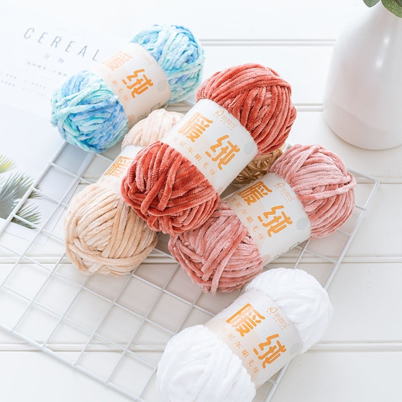 Beautiful Velvety Chenille - Annie Potter's Yarn Basket