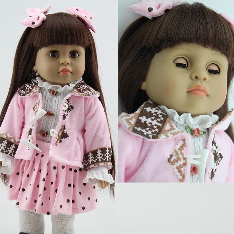 Sweet 18 inch Girl Doll - Annie Potter's Yarn Basket