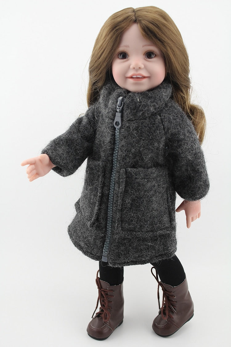 Full Vinyl bebe Reborn American Doll - Annie Potter's Yarn Basket