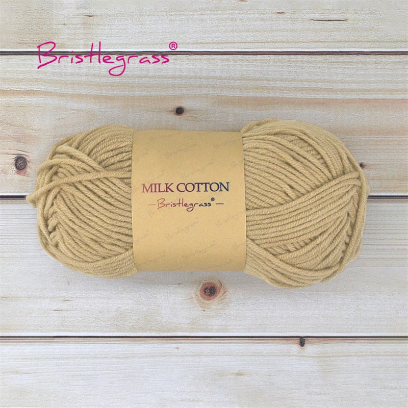 BRISTLEGRASS Acrylic Crochet Wool Yarn 50g Pom-poms - Annie Potter's Yarn Basket