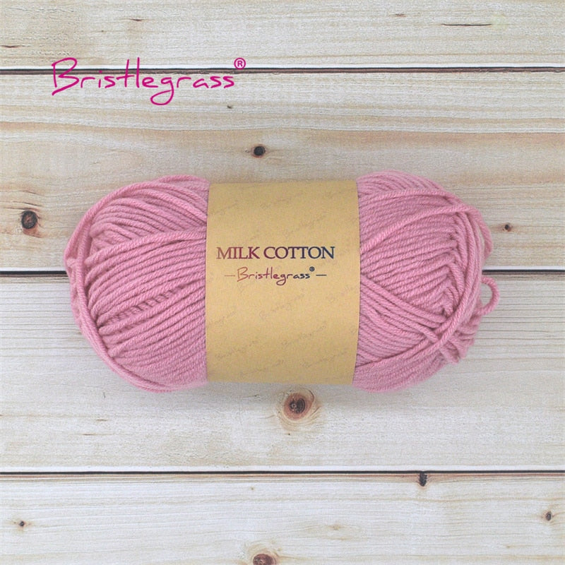 BRISTLEGRASS Acrylic Crochet Wool Yarn 50g Pom-poms - Annie Potter's Yarn Basket