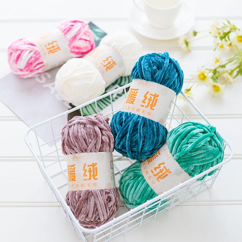 Beautiful Velvety Chenille - Annie Potter's Yarn Basket