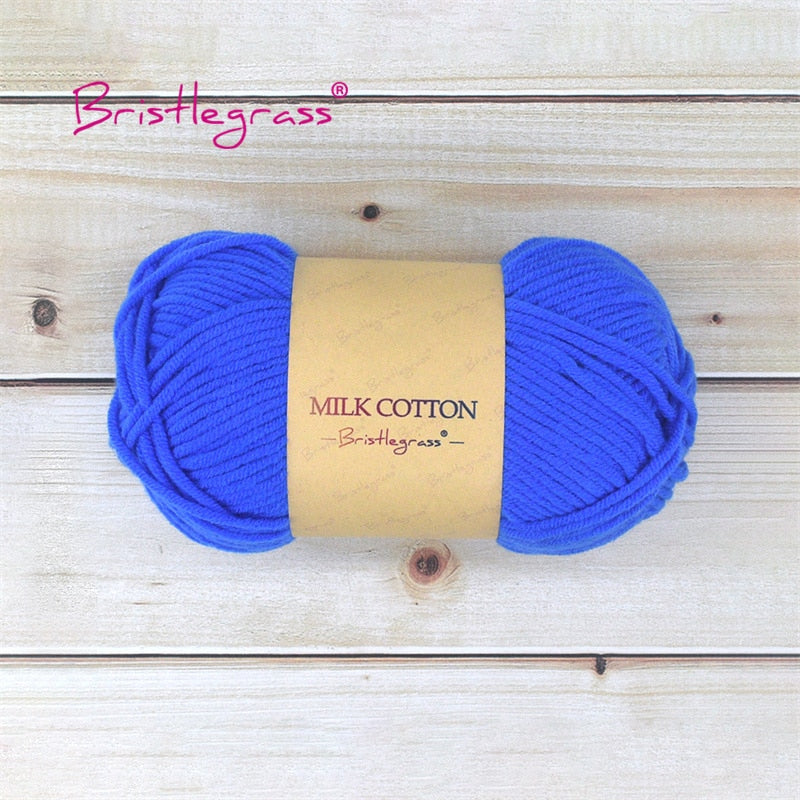 BRISTLEGRASS Acrylic Crochet Wool Yarn 50g Pom-poms - Annie Potter's Yarn Basket