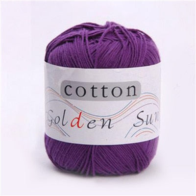 1Pcs 100% Cotton Crochet Thread Natural Anti-Pilling - Annie Potter's Yarn Basket