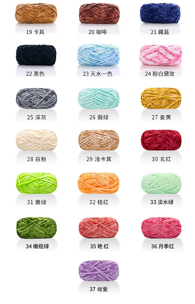 Beautiful Velvety Chenille - Annie Potter's Yarn Basket