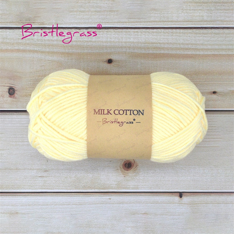 BRISTLEGRASS Acrylic Crochet Wool Yarn 50g Pom-poms - Annie Potter's Yarn Basket
