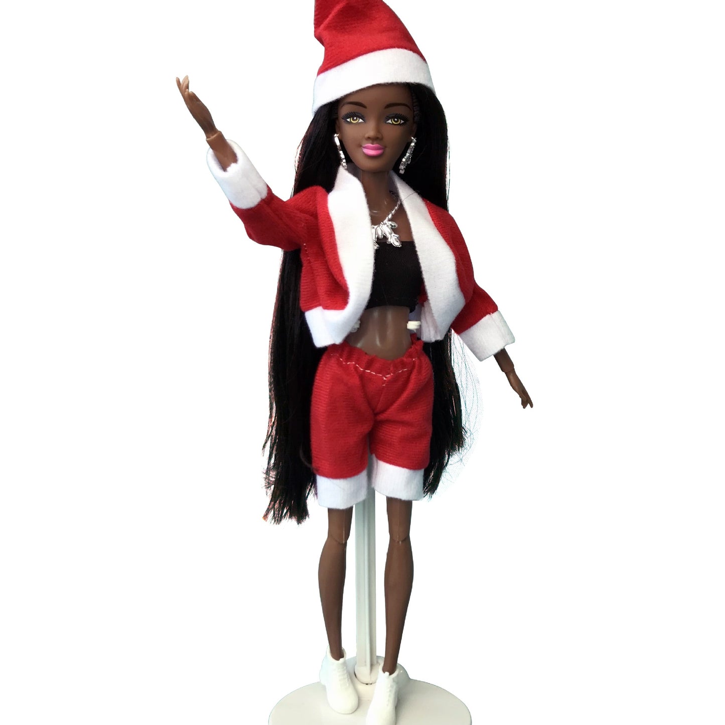 11 inch/30CM African Black Doll - Annie Potter's Yarn Basket