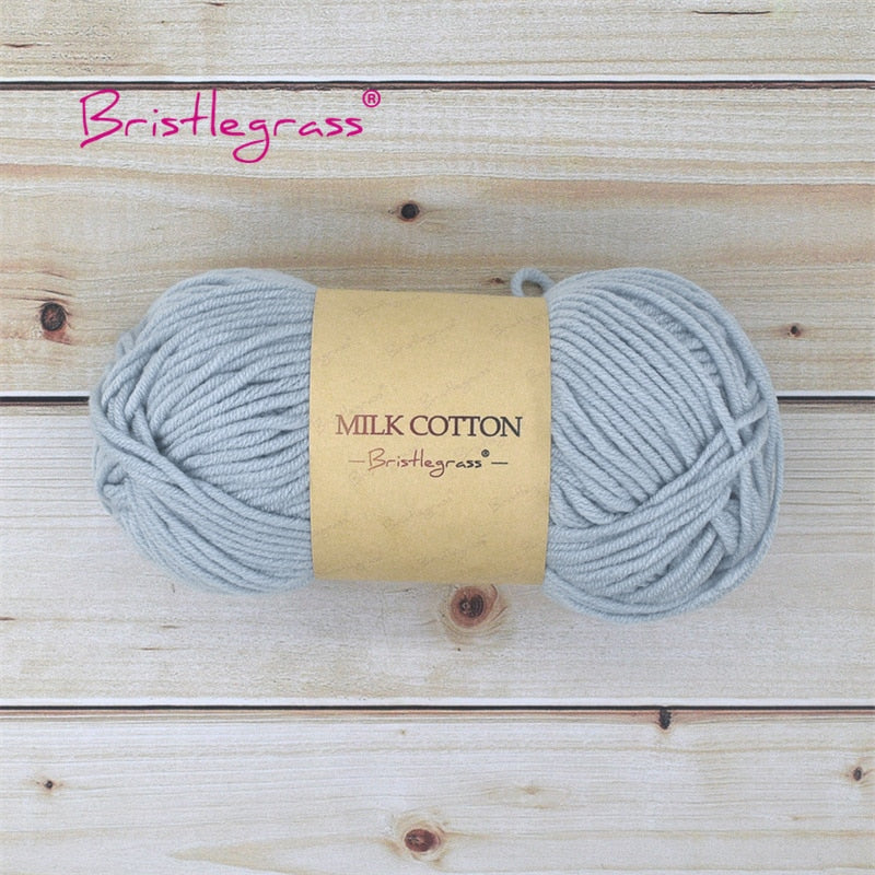 BRISTLEGRASS Acrylic Crochet Wool Yarn 50g Pom-poms - Annie Potter's Yarn Basket