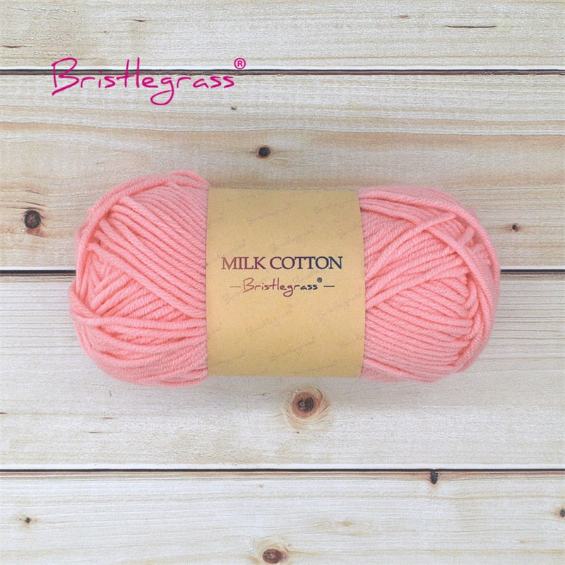 BRISTLEGRASS Acrylic Crochet Wool Yarn 50g Pom-poms - Annie Potter's Yarn Basket