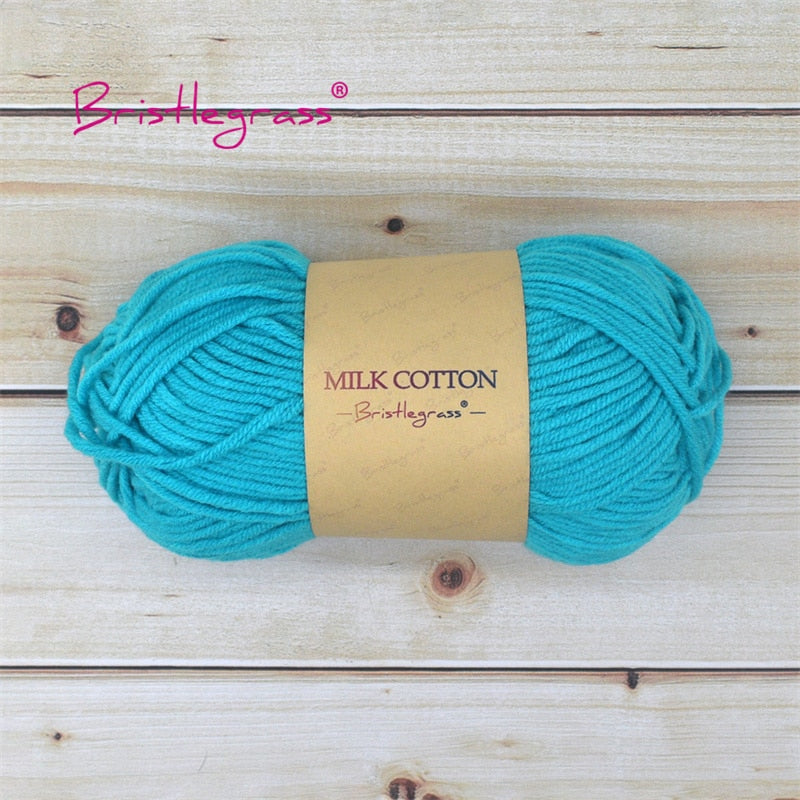 BRISTLEGRASS Acrylic Crochet Wool Yarn 50g Pom-poms - Annie Potter's Yarn Basket