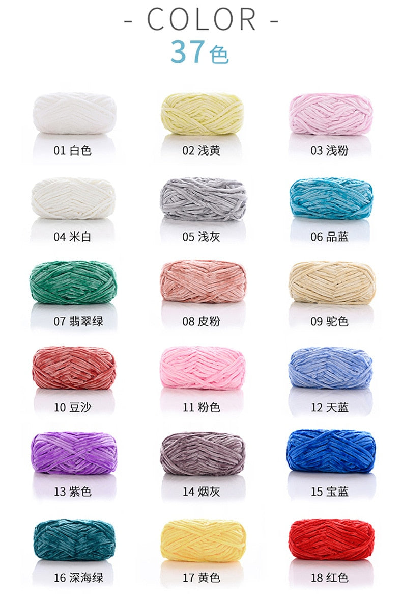 Beautiful Velvety Chenille - Annie Potter's Yarn Basket
