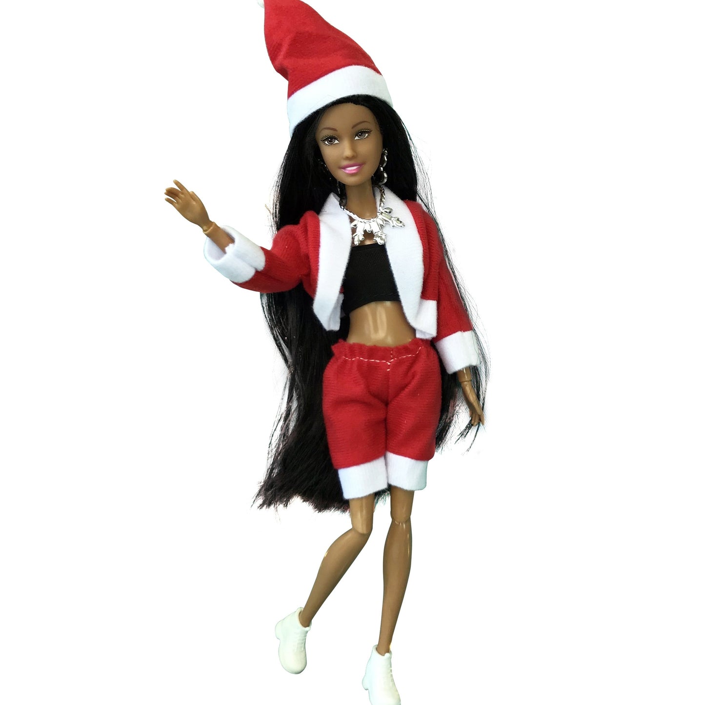 11 inch/30CM African Black Doll - Annie Potter's Yarn Basket