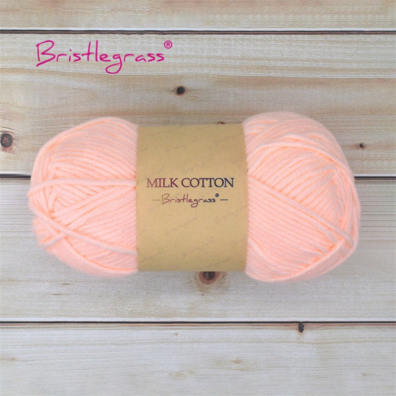 BRISTLEGRASS Acrylic Crochet Wool Yarn 50g Pom-poms - Annie Potter's Yarn Basket