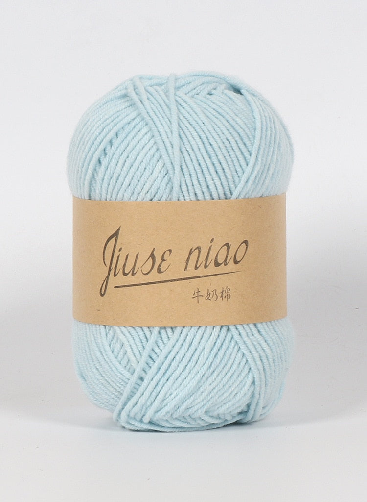 5pcs 50g/ball 4 ply Milk Cotton Yarn - Annie Potter's Yarn Basket