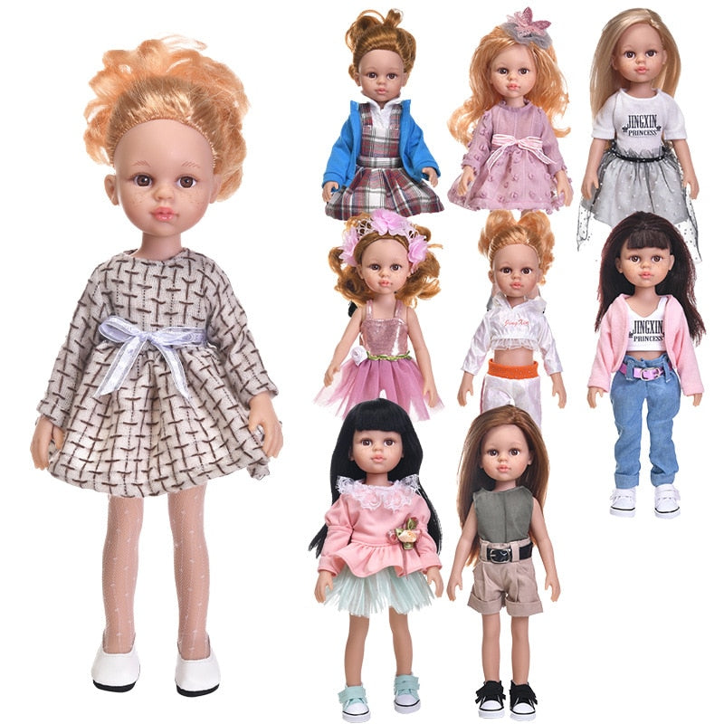 14 inch Paola Reina Doll - Annie Potter's Yarn Basket