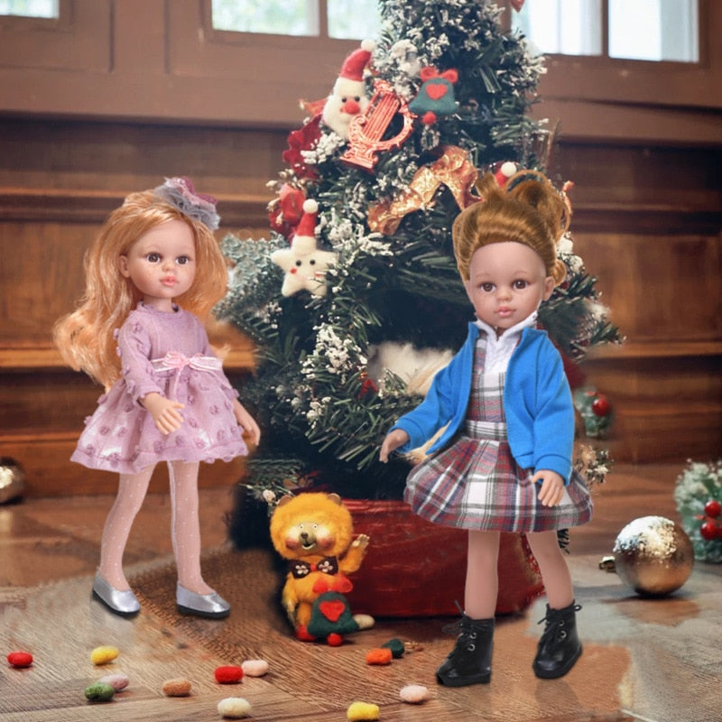 14 inch Paola Reina Doll - Annie Potter's Yarn Basket