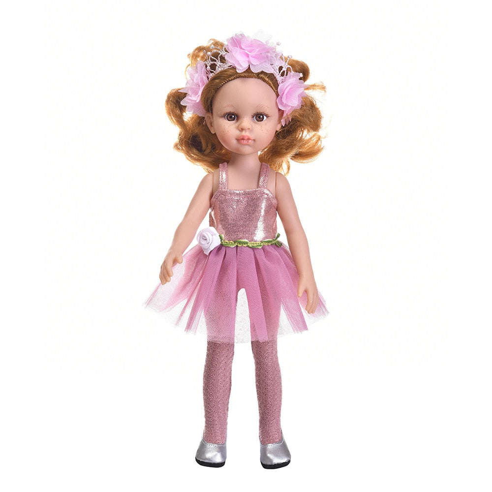 14 inch Paola Reina Doll - Annie Potter's Yarn Basket