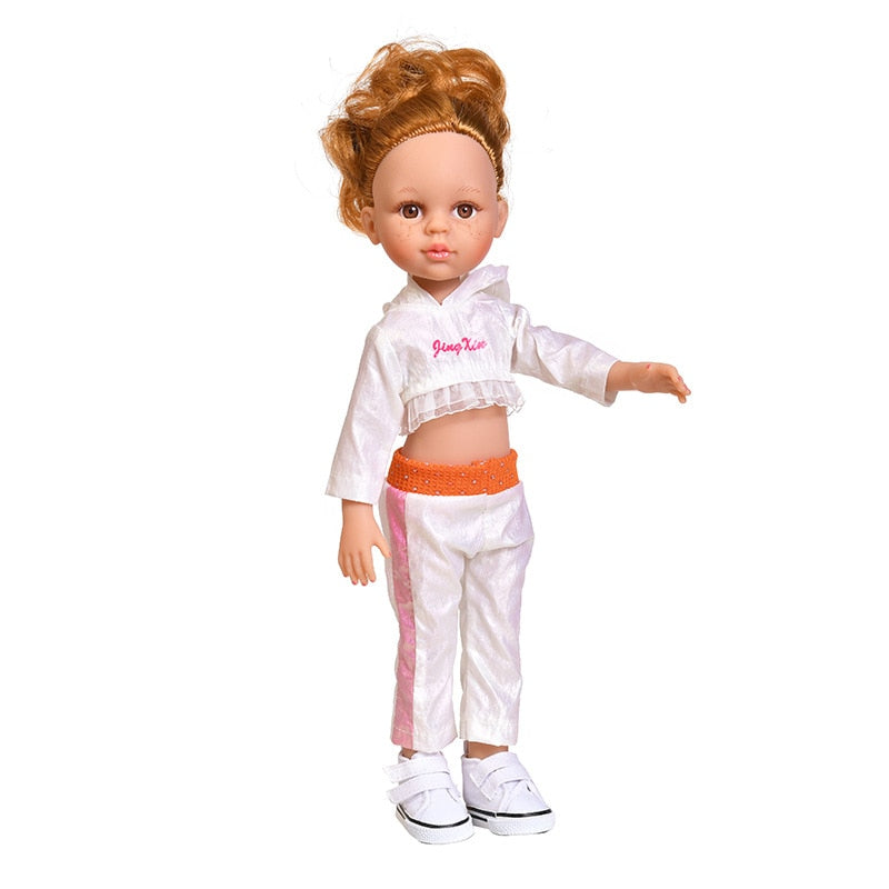 14 inch Paola Reina Doll - Annie Potter's Yarn Basket