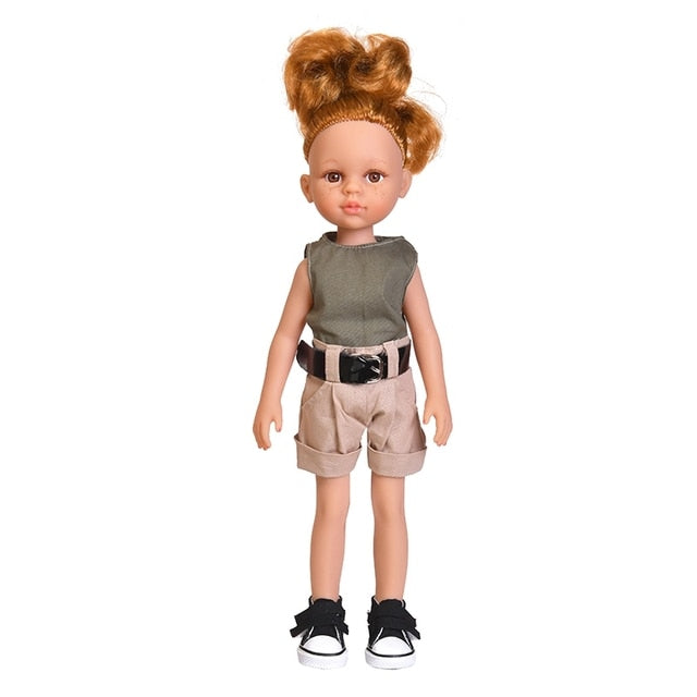 14 inch Paola Reina Doll - Annie Potter's Yarn Basket