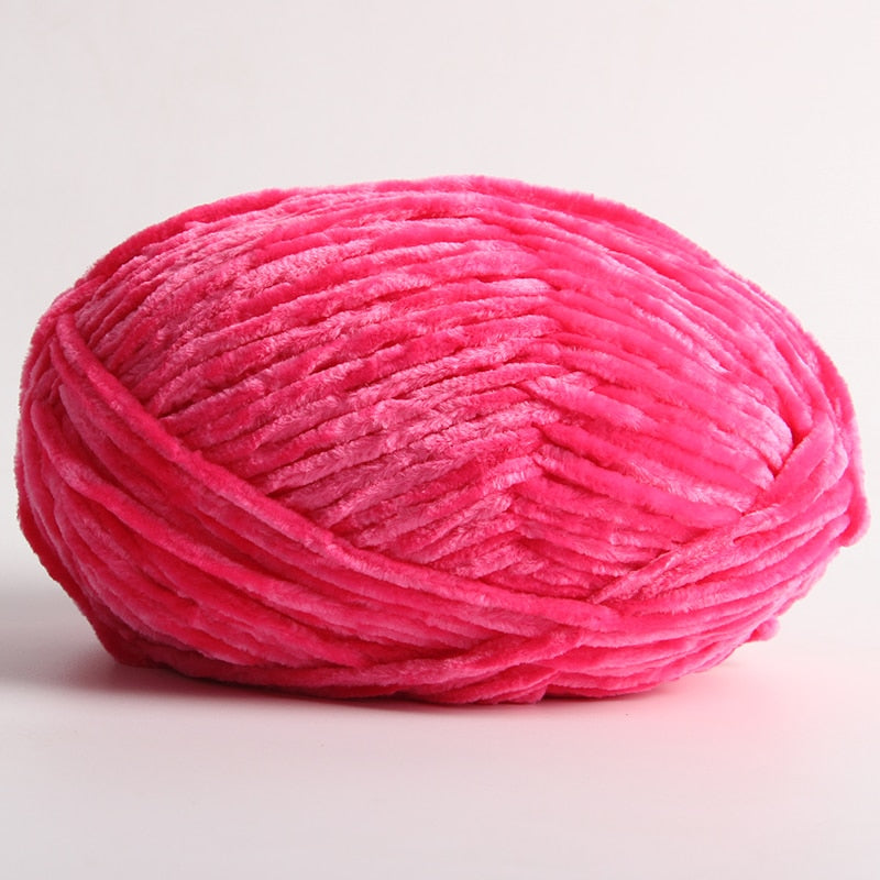 Chenille Velvet Yarn - Annie Potter's Yarn Basket